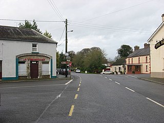 Mountnugent Village in Ulster, Ireland