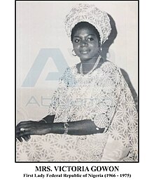 Mrs. Victoria Gowon (First Lady Federal Republic of Nigeria 1966 - 1975).jpg