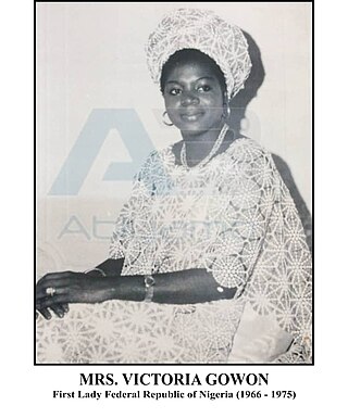 <span class="mw-page-title-main">Victoria Gowon</span> First Lady of Nigeria (1969–1975)