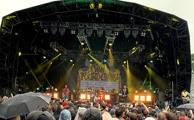 New Found Glory performing live at Slam Dunk Festival in 2019