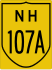 National Highway 107A marker