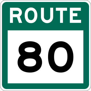 <span class="mw-page-title-main">Newfoundland and Labrador Route 80</span> Highway in Newfoundland and Labrador