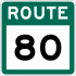 Route 80 kalkanı