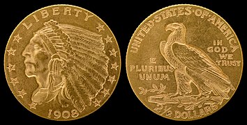 NNC-US-1908-G$2½-Indian Head