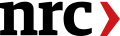 1. De rode guillemet in het logo van NRC Media