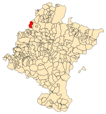 Navarra - Harta municipală Araitz.svg