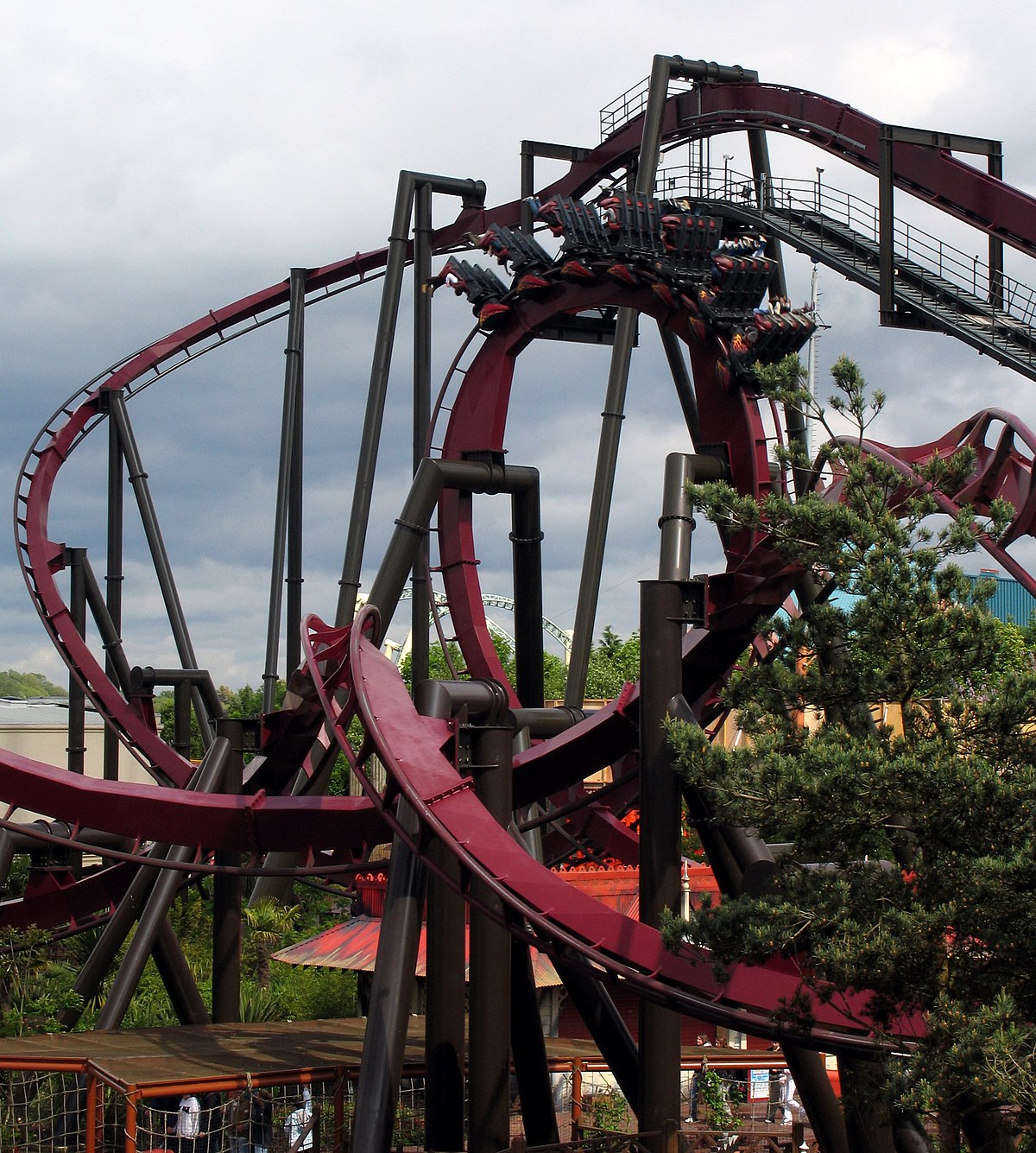 Nemesis Inferno Wikipedia - thrill island park launch coaster roblox