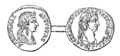 Coin of Nero with Agrippina on the reverse (?)