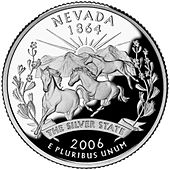 Nevada quarter Nevada quarter, reverse side, 2006.jpg