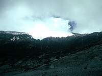 Nevado del Ruiz, en el Departamento de Caldas.