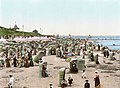 Strandkörbe vor über 100 Jahren auf der Insel Norderney