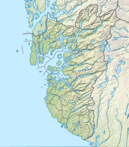 Sandeidfjorden is located in Rogaland