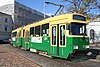 An Nr II class tram outside the Main Guard Building in Helsinki in 2008