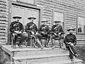 Officers of 'B' Division, NWMP, Dawson, Yukon, July 1900