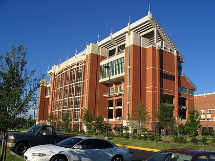 Memorial Stadium houses University of Oklahoma football games, as well as the campus bookstore.