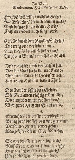 Ey Jezu Xrist, vaxres Lixt (1636) .jpg