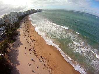 Aerial photo of Ocean Park and beach
