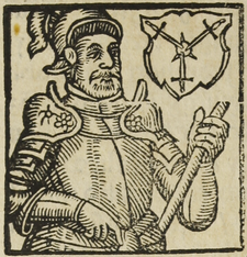 Ojíř z Fulštejna (B. Paprocký, Zrcadlo slavného Markrabství moravského, 1593)