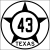 Historic SH 43 Old Texas 43.svg