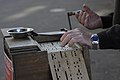 * Nomination Barrel organ in Paris --Romanceor 12:56, 3 September 2008 (UTC) * Decline DOF too shallow, crop too tight, and the watch ruins the picture. --Eusebius 12:58, 3 September 2008 (UTC)