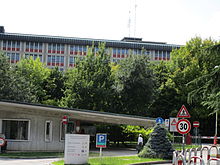Esterno dell'Ospedale San Bortolo a Vicenza