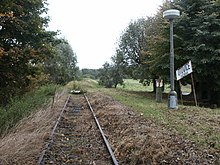 End of track in Otovice (2007) Otovice railway station 2007.jpg