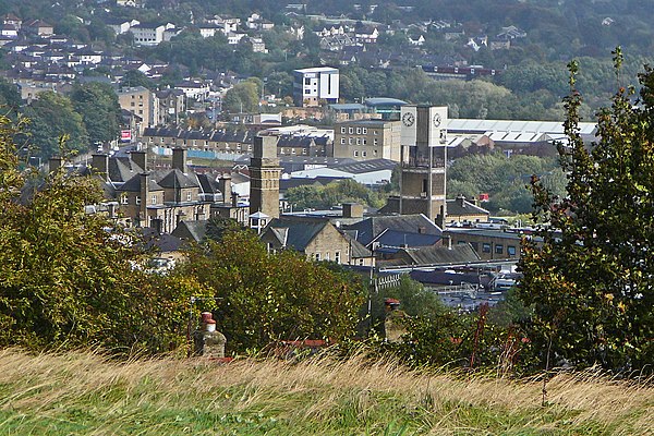 Image: Overview of Shipley, West Yorkshire