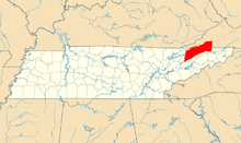 The Path Grant lands are located in North East Tennessee and South West Virginia PATH GRANT location map rev.png