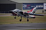 Panavia Tornado IDS RS-01 MM7081 se speciálním nátěrem pro 60 let 311. skupiny oceněný jako nejlepší nátěr na Royal International Air Tattoo 2017