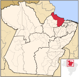 Ligging van de Braziliaanse microregio Arari in Pará