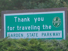 Sign thanking visitors for using a highway in New Jersey Parkway Thank You cropped.png