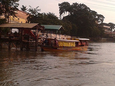 Boat transportation along the Pasig River