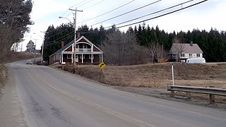 Route 208 entre Compton et Martinville.