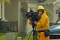 Репортер заснема пожарите