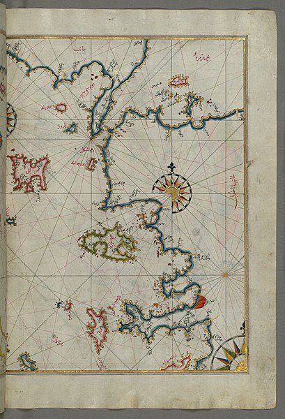 File:Piri Reis - Map of the Sea of Marmara and the Islands of the Eastern Aegean Sea from Semendrek to Chios - Walters W65862B - Full Page.jpg