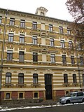 Apartment building in closed development