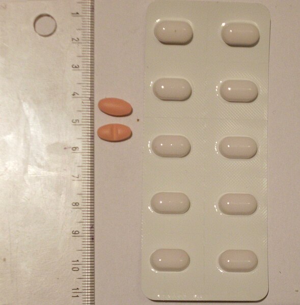 File:Polish Mirzaten (mirtazapine) tablets, 30 mg.jpg