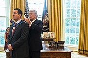 President Trump awards the Presidential Medal of Freedom to Devin Nunes President Trump Presents the Presidential Medal of Freedom (50803824461).jpg