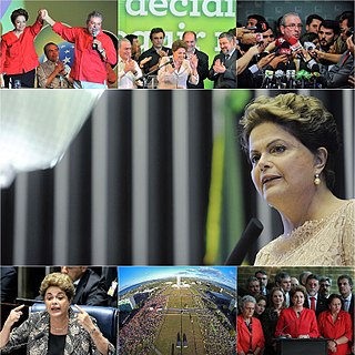 <span class="mw-page-title-main">Impeachment of Dilma Rousseff</span>2015 impeachment of then-President of Brazil Dilma Rousseff for administrative misconduct