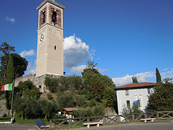 Skyline of Puegnago sul Garda