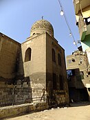 The smaller attached mausoleum, dedicated to Qaytbay's son and, later, to Gulshani.