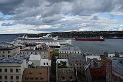 le Saint-Laurent vu de la Terrasse Dufferin,