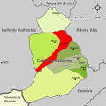 Розташування муніципалітету Кеса у комарці Каналь-де-Наваррес