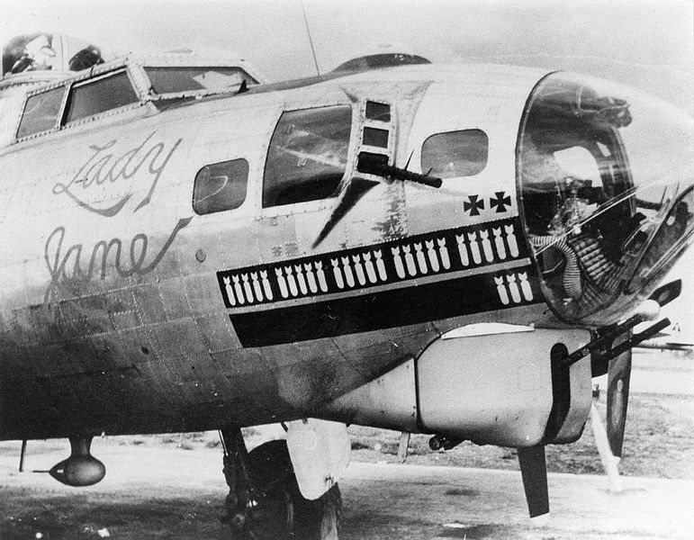 File:RAF Deenethorpe - 401st Bombardment Group B-17G Lady Jane.jpg