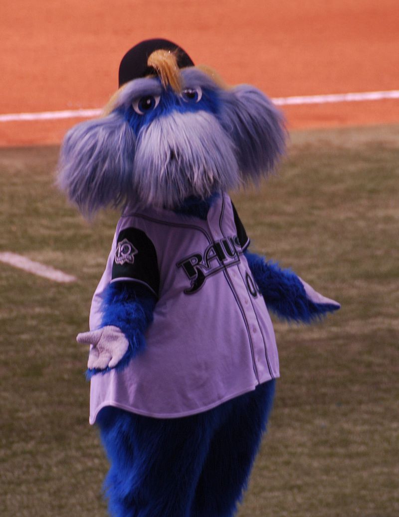 TAMPA Bay Devil Rays RAYMOND Baseball MASCOT Photograph Picture MLB