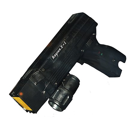 Raysun X-1, a multi-purpose handheld weapon