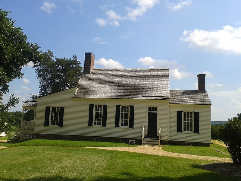 File:Red Hill Patrick Henry National Memorial - front of reconstructed house.jpg