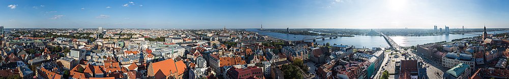Riga, najveći i glavni grad Latvije.