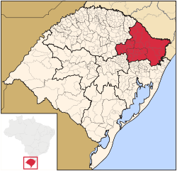 Nordeste Rio-Grandense - Localizzazione
