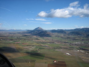 Rio Aragon valley, Santa Cilia de Jaca, Aragon, airport, 28-Feb-20111.JPG